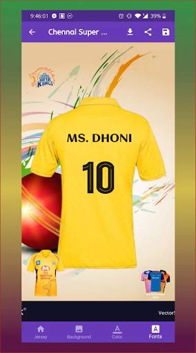 Cricket Jersey Maker : IPL 2020 screenshot 3