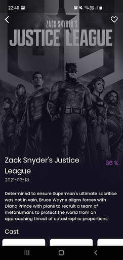 Movie App screenshot 2