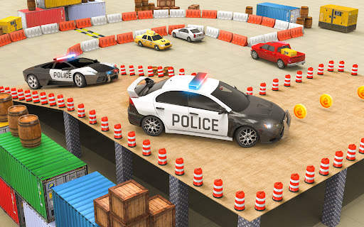 Police Car Parking School Game screenshot 1