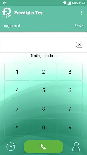 FreeDialer Plus screenshot 1