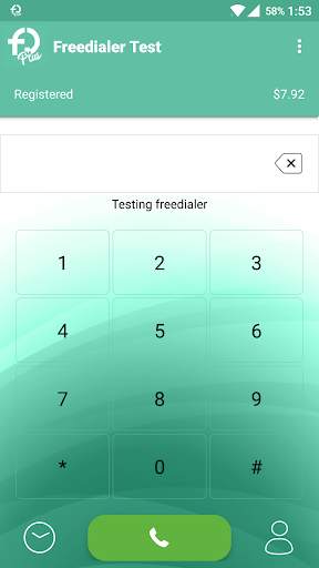 FreeDialer Plus screenshot 1