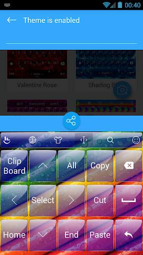Keyboard Theme G DropsColorful screenshot 3