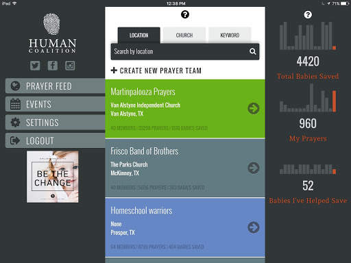 Human Coalition Prayer App screenshot 11