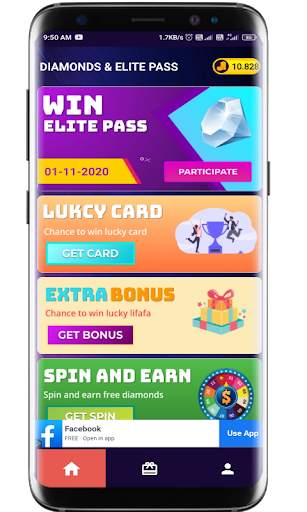 Free Diamonds And Elite Pass screenshot 1
