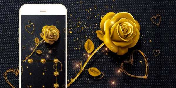 AppLock Theme Golden Rose screenshot 4