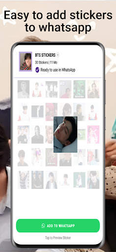 BTS Animated WhatsSticker 2023 screenshot 3