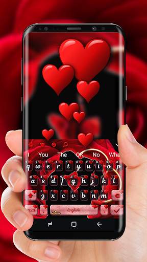 Valentine's Day Love Keyboard Theme screenshot 1