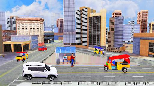 Modern Tuk Tuk Rickshaw Driver: New Driving Games screenshot 4