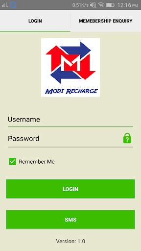 Modi Recharge screenshot 1