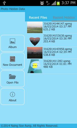 Photo Hidden Data screenshot 1