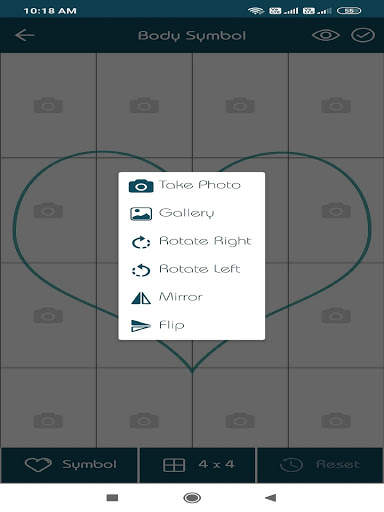 Body Symbol & Camera Selfie Symbol Collage Maker screenshot 14