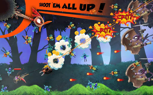 Feathery Fighters: Free Birds Shoot 'Em Up screenshot 1