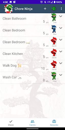 Chore Ninja - Chore App for Families screenshot 1