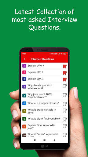 Java Tutorials App 5 تصوير الشاشة