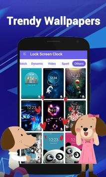 Lock Screen Clock 7 تصوير الشاشة