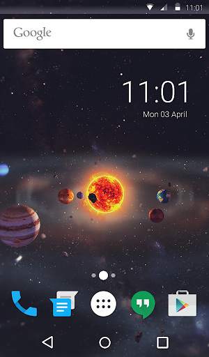 Solar System Wallpaper Theme screenshot 6