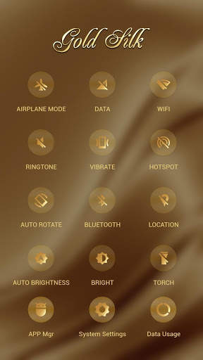 Golden Silk APUS Launcher Theme screenshot 3