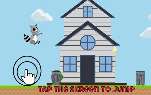 Trash Panda Dash - Jump,  Run & Collect Fruit. скриншот 1