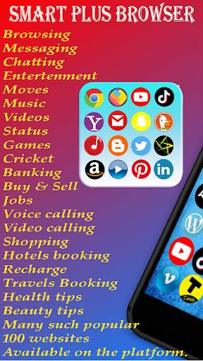 Big Browser - All Social Sites screenshot 1