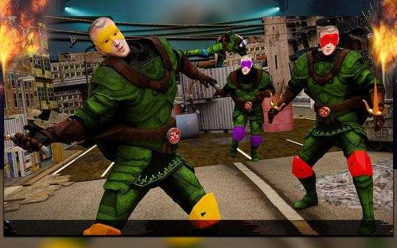 Ninja Hero vs Monster Car Transform Aliens Warship screenshot 13