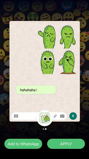 Funny Cactus Emoji स्टिकर्स स्क्रीनशॉट 5