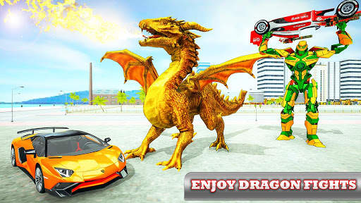 Flying Fire Dragon Robot Transform - Flying Dragon screenshot 6