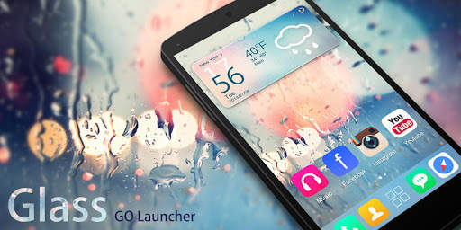 Glass GO Launcher Theme screenshot 2
