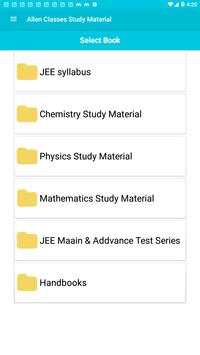 Allen Study Material, Test papers, JEE mains Books screenshot 1