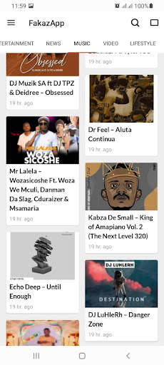 FakazApp - Music Download and News | South Africa screenshot 1