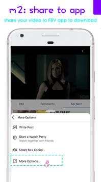 FBV Video Downloader, a facebook video downloader screenshot 2