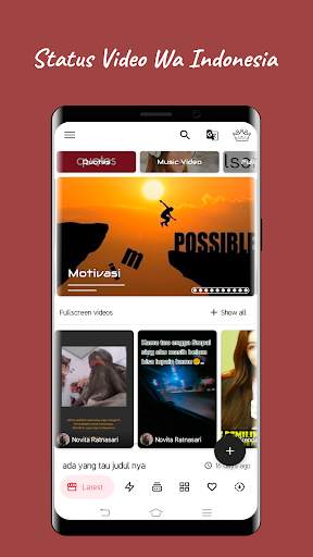Status Video Wa Indonesia - Lucu, Sedih, Romantis screenshot 2