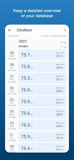 Libra Weight Manager screenshot 3