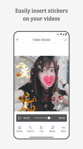 Video Sticker Editor (Add Icon, Sticker On Video) screenshot 1