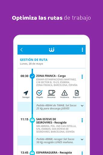 Work&Track Mobile | Gestión de screenshot 3