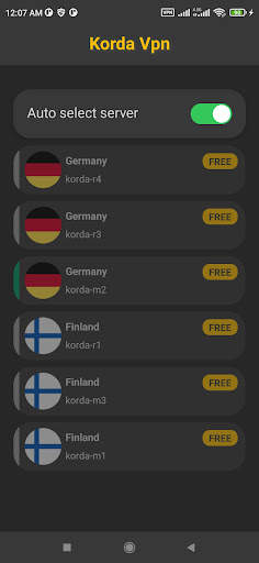 Korda Vpn screenshot 5