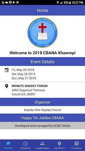 CBANA2018 screenshot 1