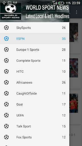 World Sport News screenshot 1