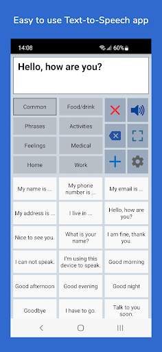 Speech Assistant AAC скриншот 1