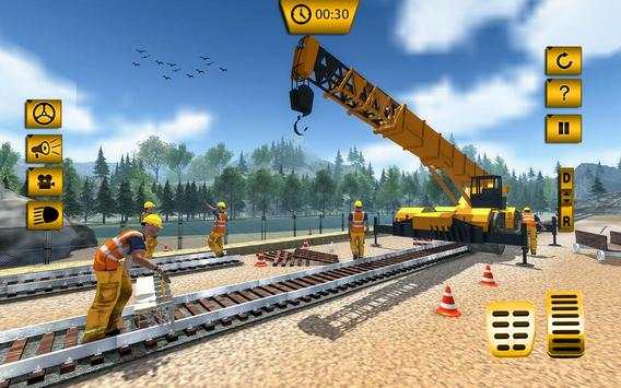 Indian Train Track Construction: Train Games 2017 screenshot 2
