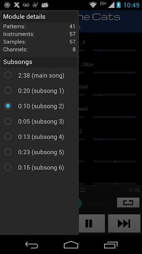 Xmp Mod Player screenshot 5