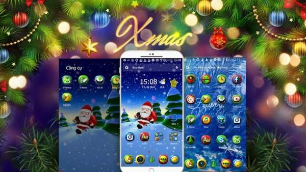 X-mas Santa eTheme Launcher 1 تصوير الشاشة