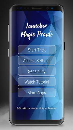 Launcher Magic Prank screenshot 1