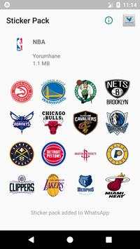 WAStickerApps - WA Sticker Basketball Team Sticker screenshot 1