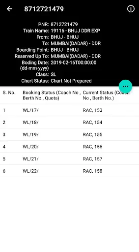 Indian Rail Enquiry (No Ads) screenshot 3