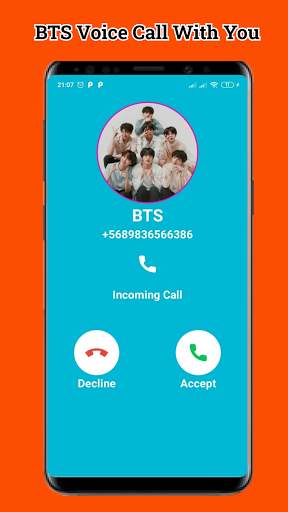BTS Video Call & BTS Messenger 2021 screenshot 2