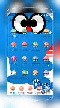 Cartoon Dora Blue Theme screenshot 2