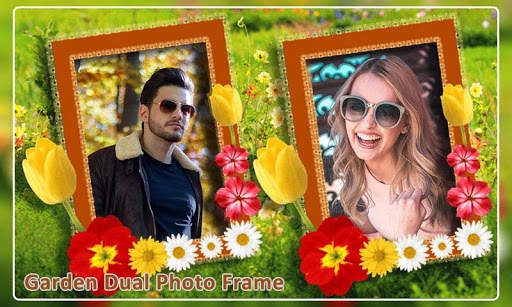Garden Dual Photo Frames screenshot 1