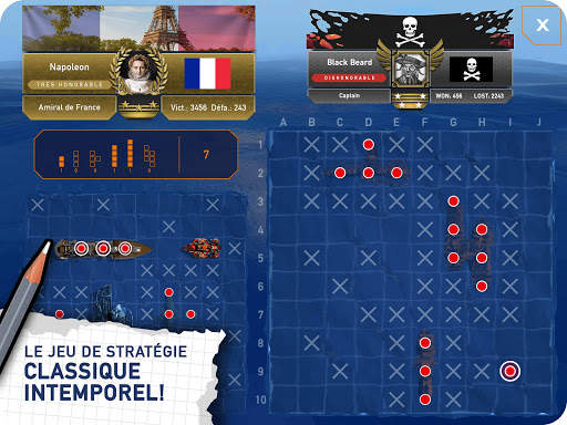 Bataille Navale - Touché-coulé screenshot 8