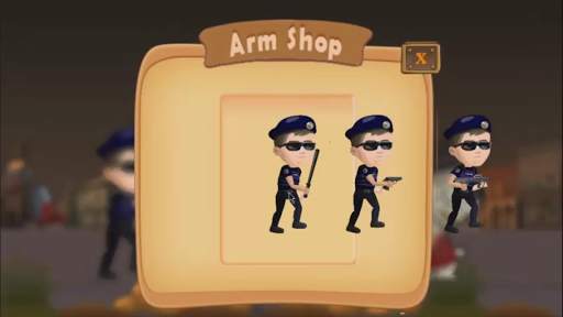 Polis VS Zombies-Game Zombie Menembak yang Adiktif screenshot 2
