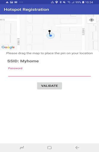 GlobalConnect WIFI Registration screenshot 2
